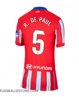 Günstige Atletico Madrid Rodrigo De Paul #5 Heimtrikot Damen 2024-25 Kurzarm